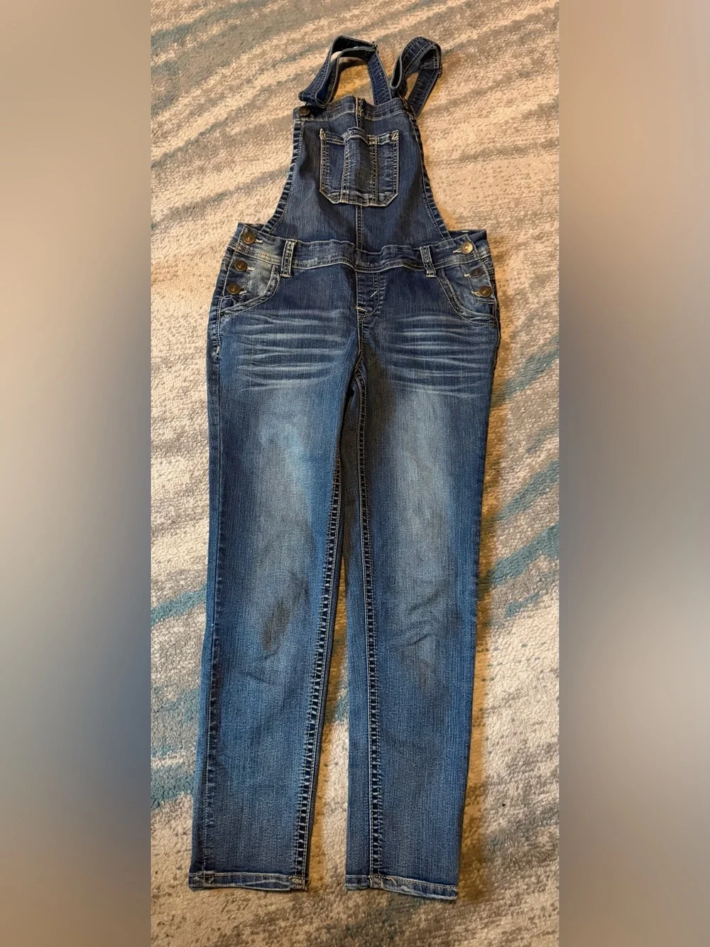 Wallflower Size M Blue Women’s Denim Overalls